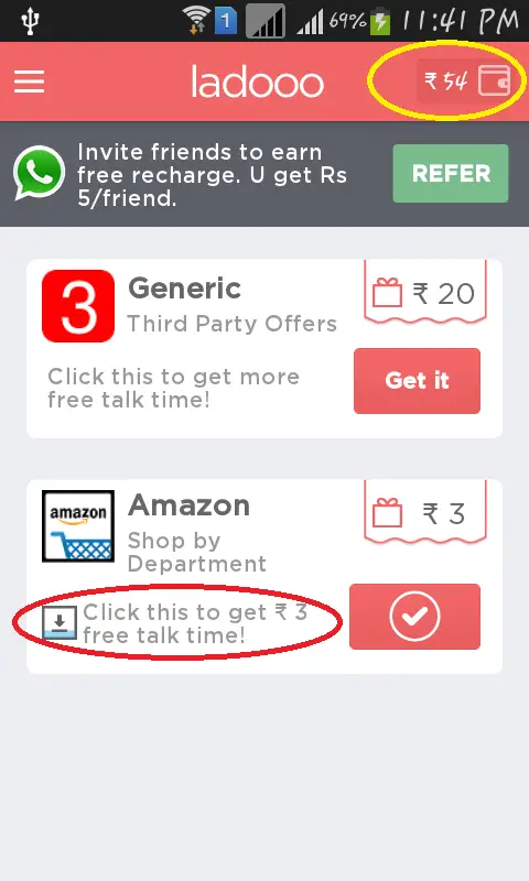 offer-on-ladoo-home-screen-to-earn-free-recharge-for-mobile-and-DTH