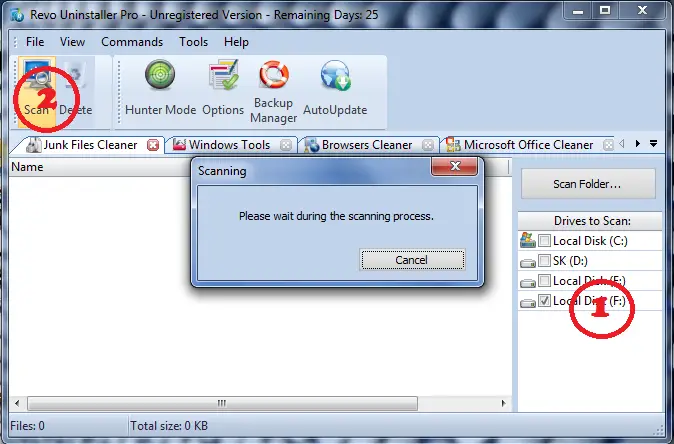 Junk-files-cleaner-using-revo-uninstaller-pro
