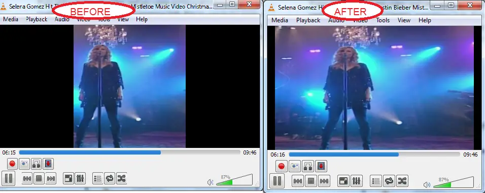 vlc cropping video