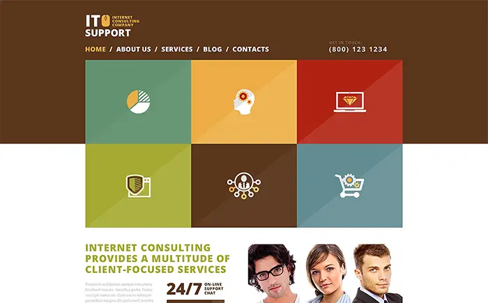 Trustworthy IT Company WordPress Theme