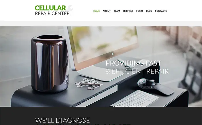 Cellular Repair Center WordPress Theme